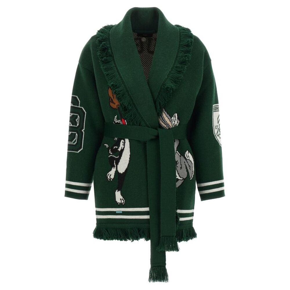 Alanui Bicolor Virgin Wool Women's Cardigan